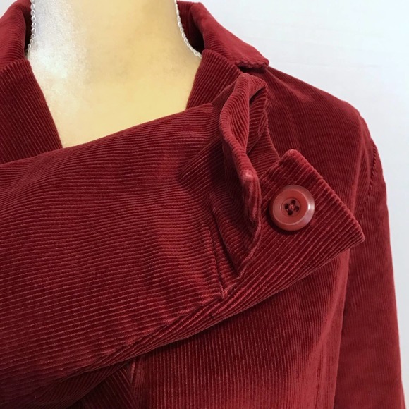 ❌SOLD❌ L.L. Bean Corduroy Blazer Jacket Women 8P - Picture 5 of 11